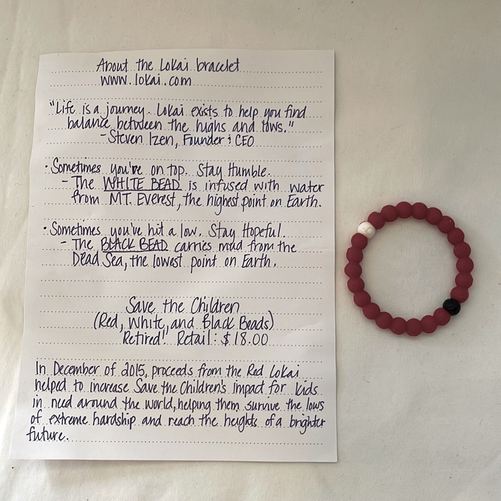 Lokai Bracelet: Save the Children